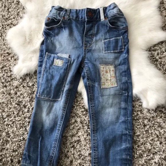 distressed baby girl jeans